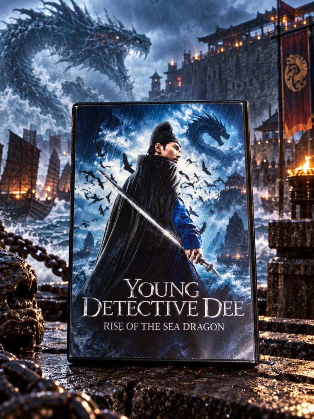 Young Detective Dee: Rise of The Sea Dragon (DVD, Region 1) Very Good condition!